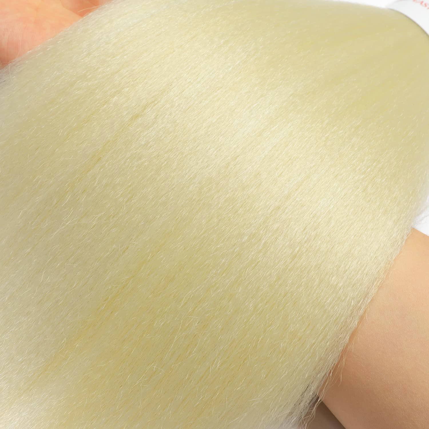 imageBraiding Hair Pre Stretched 24 inch 8 Packs Natural Black Easy Braid Synthetic Professional Soft Yaki TextureNo Itch Hot Water Setting Hair Extensions for Braids 24in1B613