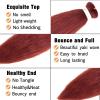 Braiding Hair Pre Stretched 24 inch 8 Packs Natural Black Easy Braid Synthetic Professional Soft Yaki Texture,No Itch, Hot Water Setting Hair Extensions for Braids (24in,1B#)(#350)