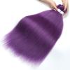 Braiding Hair Pre Stretched 24 inch 8 Packs Natural Black Easy Braid Synthetic Professional Soft Yaki Texture,No Itch, Hot Water Setting Hair Extensions for Braids (24in,1B#)(Lavender Purple)