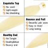 Braiding Hair Pre Stretched 24 inch 8 Packs Natural Black Easy Braid Synthetic Professional Soft Yaki Texture,No Itch, Hot Water Setting Hair Extensions for Braids (24in,1B#)(#613)