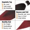 Braiding Hair Pre Stretched 24 inch 8 Packs Natural Black Easy Braid Synthetic Professional Soft Yaki Texture,No Itch, Hot Water Setting Hair Extensions for Braids (24in,1B#)(1B/900)