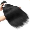 Braiding Hair Pre Stretched 24 inch 8 Packs Natural Black Easy Braid Synthetic Professional Soft Yaki Texture,No Itch, Hot Water Setting Hair Extensions for Braids (24in,1B#)(#1B)
