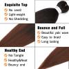 Braiding Hair Pre Stretched 24 inch 8 Packs Natural Black Easy Braid Synthetic Professional Soft Yaki Texture,No Itch, Hot Water Setting Hair Extensions for Braids (24in,1B#)(1B/30)