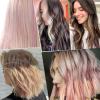 Silver Hair Tinsel 12Pcs Clip in Hair Tinsel Kit 20.5 Inch Fairy Hair Tinsel Kit Heat Resistant Silver Hair Accessories Glitter Hair Extensions for Christmas Halloween Cosplay Party(Pink)