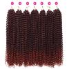 Ubeleco Passion Twist Hair 18 Inch 6 Packs x22 strands pack=132 Strands Full Head Water Wave Crochet Hair Long Curly Braiding Hair Spring Twist Braids Hair Extensions for Black Women(1B/350#)