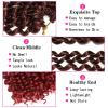 Ubeleco Passion Twist Hair 18 Inch 6 Packs x22 strands pack=132 Strands Full Head Water Wave Crochet Hair Long Curly Braiding Hair Spring Twist Braids Hair Extensions for Black Women(1B/Bug#)