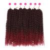 Ubeleco Passion Twist Hair 18 Inch 6 Packs x22 strands pack=132 Strands Full Head Water Wave Crochet Hair Long Curly Braiding Hair Spring Twist Braids Hair Extensions for Black Women(1B/Bug#)
