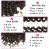 Ubeleco Passion Twist Hair 18 Inch 6 Packs x22 strands pack=132 Strands Full Head Water Wave Crochet Hair Long Curly Braiding Hair Spring Twist Braids Hair Extensions for Black Women(4#)