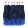 Ubeleco Passion Twist Hair 18 Inch 6 Packs x22 strands pack=132 Strands Full Head Water Wave Crochet Hair Long Curly Braiding Hair Spring Twist Braids Hair Extensions for Black Women(1B/Blue#)