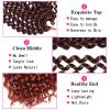 Ubeleco Passion Twist Hair 18 Inch 6 Packs x22 strands pack=132 Strands Full Head Water Wave Crochet Hair Long Curly Braiding Hair Spring Twist Braids Hair Extensions for Black Women(1B/350#)