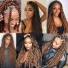 Ubeleco Passion Twist Hair 18 Inch 6 Packs x22 strands pack=132 Strands Full Head Water Wave Crochet Hair Long Curly Braiding Hair Spring Twist Braids Hair Extensions for Black Women(30#)