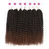 Ubeleco Passion Twist Hair 18 Inch 6 Packs x22 strands pack=132 Strands Full Head Water Wave Crochet Hair Long Curly Braiding Hair Spring Twist Braids Hair Extensions for Black Women(1B/30#)