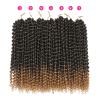 Ubeleco Passion Twist Hair 18 Inch 6 Packs x22 strands pack=132 Strands Full Head Water Wave Crochet Hair Long Curly Braiding Hair Spring Twist Braids Hair Extensions for Black Women(1B/27#)