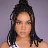 Braiding Hair Pre Stretched 24 inch 8 Packs Natural Black Easy Braid Synthetic Professional Soft Yaki Texture,No Itch, Hot Water Setting Hair Extensions for Braids (24in,1B#)(#1B)