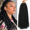 imageUbeleco Passion Twist Hair 18 Inch 6 Packs x22 strands pack132 Strands Full Head Water Wave Crochet Hair Long Curly Braiding Hair Spring Twist Braids Hair Extensions for Black Women1