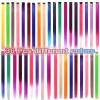 36 PCS Colored Clip in Hair Extensions 22 Inch Colored Hair Extensions for kids Rainbow Hair Extensions Multi-Colors Party Highlights Synthetic Hairpieces Halloween Cosplay Christmas Gift (36 colors)
