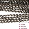 Ubeleco 18 Inch Passion Twist Hair,7 Packs Water Wave Crochet Hair for Women Ombre Blonde Passion Twist Crochet Hair Long Bohemian Synthetic Curly Braiding Hair Extensions(7pcs,1B/OT27)