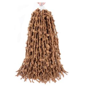 Butterfly Soft Locs Crochet hair, 7pcs-24inch Pre-twisted ButterflyFaux Locs Hair Pre Looped Distressed Faux Locs Crochet Braids Butterfly Soft Locs for Black Women (#27)