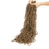 36 inch Faux Locs Crochet Hair, Blonde Soft Locs Crochet Hair 4 packs Extensible Curly Wavy Goddess Locs Crochet Hair Pre-Looped Synthetic Locs Crochet Hair for Women (36 inch(4 packs),27#)