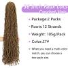 Braiding Hair Pre Stretched 14 inch 3 Packs Braiding Hair Professional Yaki Synthetic Hot Water Setting, Easy To Install Hair for Braiding (14in,Mint Green)