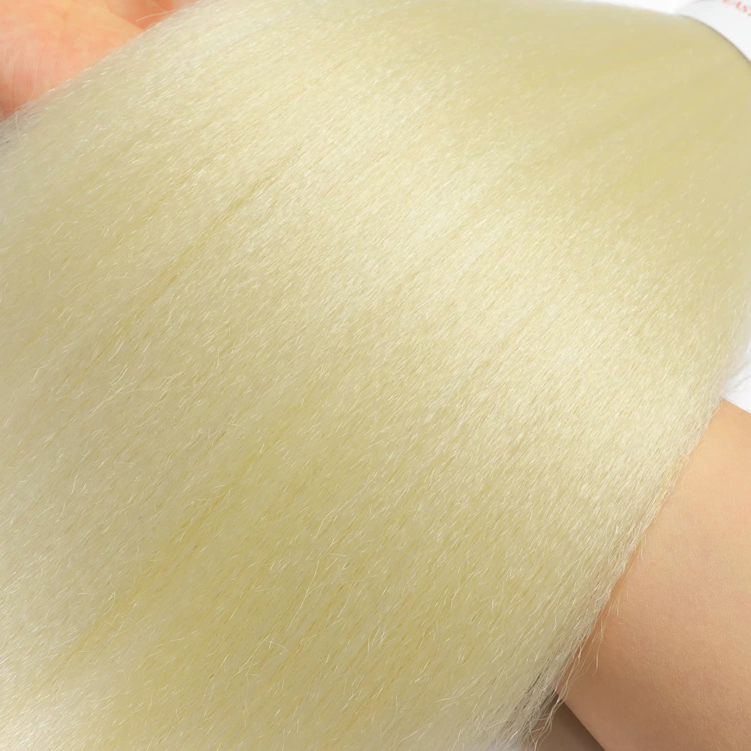 image:imageBraiding Hair Pre Stretched 24 inch 3 Packs Professional Yaki Synthetic Hot Water Easy To Install Hair for Braiding 1B27613