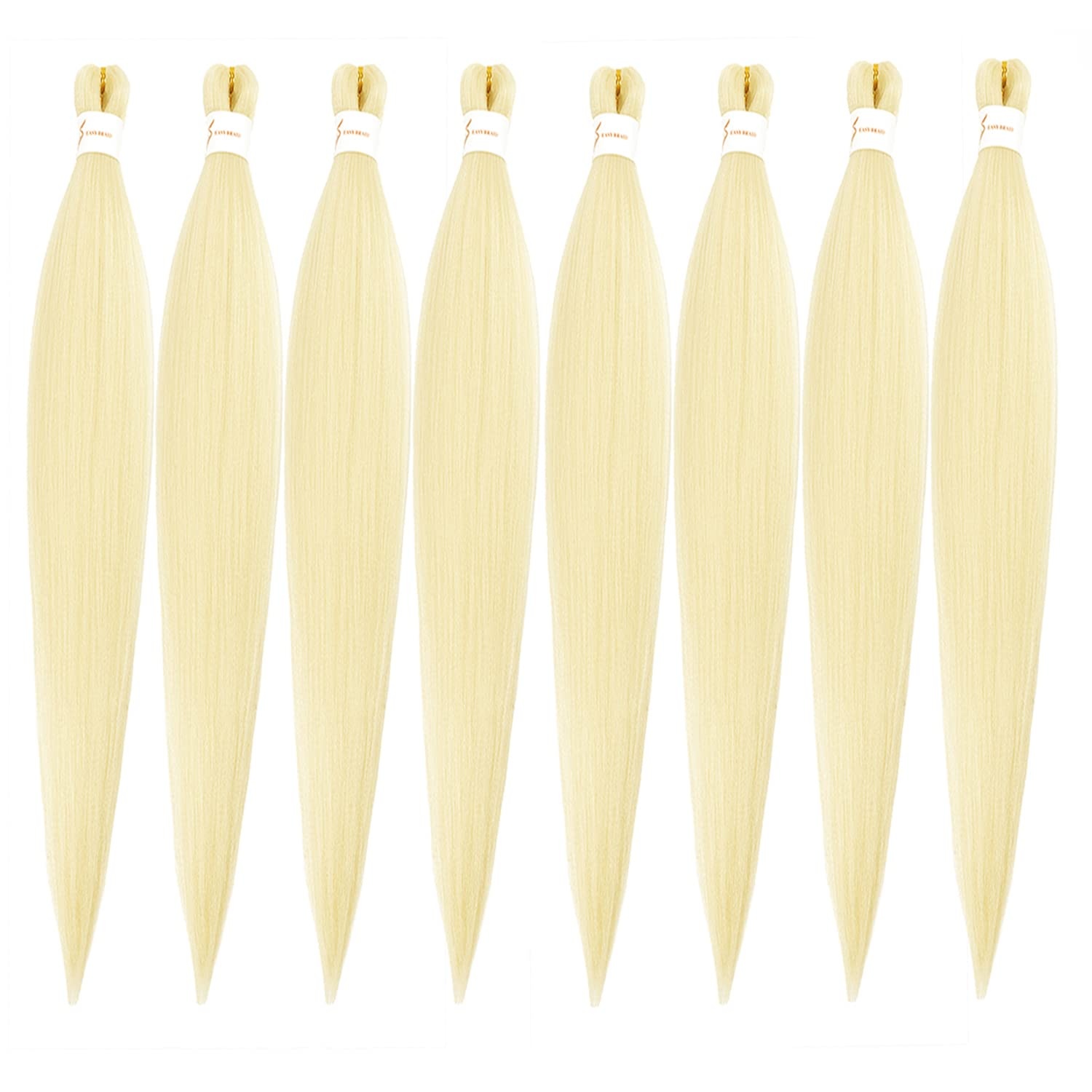 image:imageBraiding Hair Pre Stretched 24 inch 3 Packs Professional Yaki Synthetic Hot Water Easy To Install Hair for Braiding 1B27613