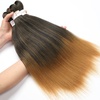 Braiding Hair Pre Stretched 24 inch 3 Packs Professional Yaki Synthetic Hot Water Easy To Install Hair for Braiding (1B/27#)(1B/27)