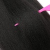 Braiding Hair Pre Stretched 24 inch 3 Packs Professional Yaki Synthetic Hot Water Easy To Install Hair for Braiding (1B/27#)(#2)