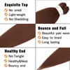 Braiding Hair Pre Stretched 24 inch 3 Packs Professional Yaki Synthetic Hot Water Easy To Install Hair for Braiding (1B/27#)(#30)