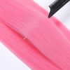 Braiding Hair Pre Stretched 24 inch 3 Packs Professional Yaki Synthetic Hot Water Easy To Install Hair for Braiding (1B/27#)(Pink)